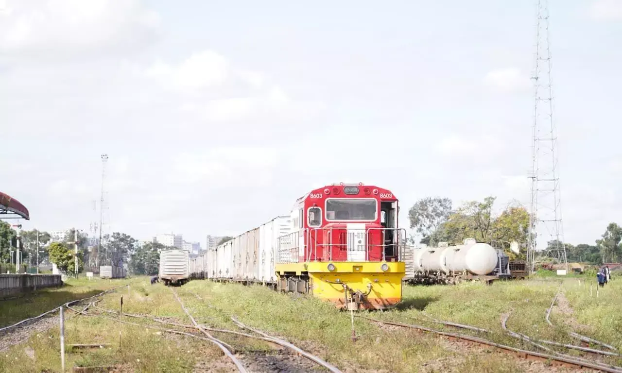 Kenya reopens historic rail route for freight transport